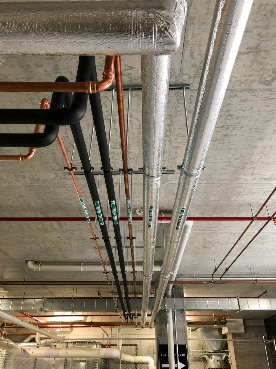 Commercial pipework installation completed by Hydrovic Plumbing Group